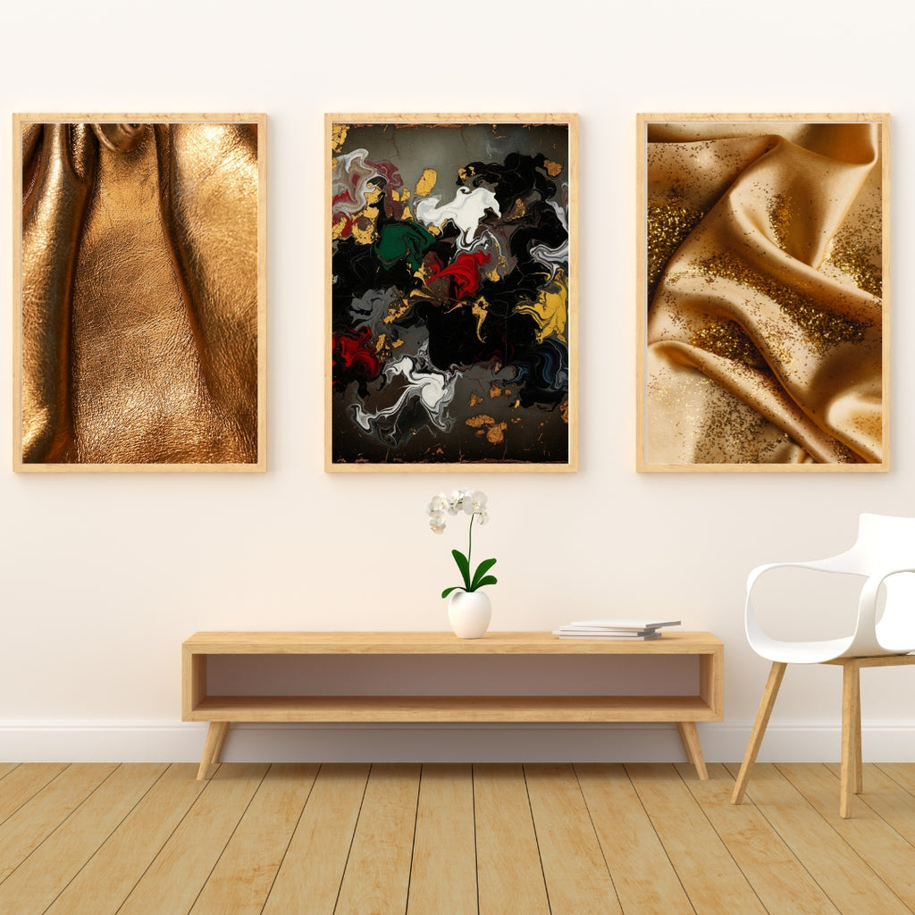 The Emperor’s Fracture – Luxury Vintage Abstract Wall Art Printable