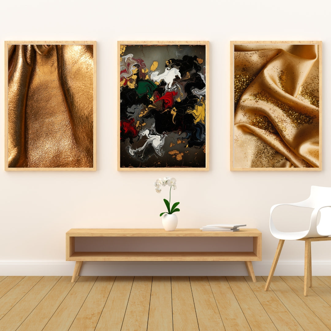 The Emperor’s Fracture – Luxury Vintage Abstract Wall Art Printable