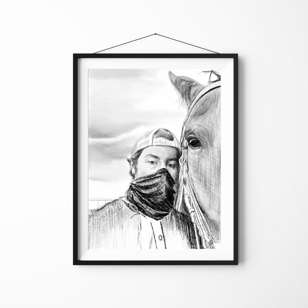 Equus Fidelis | The Riders of Silence | Luxury UAE Art For Sale