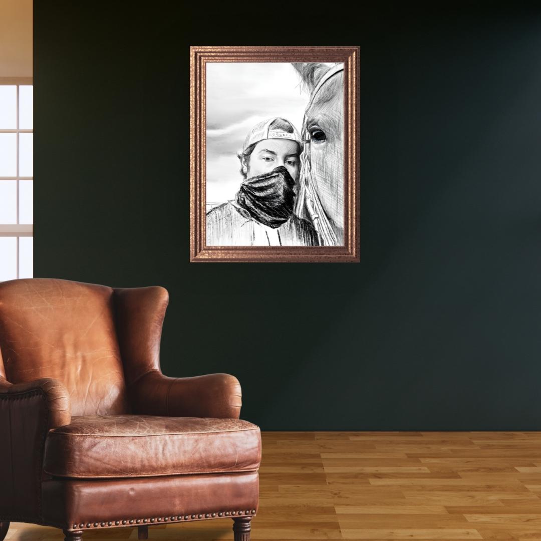 Equus Fidelis | The Riders of Silence | Luxury UAE Art For Sale