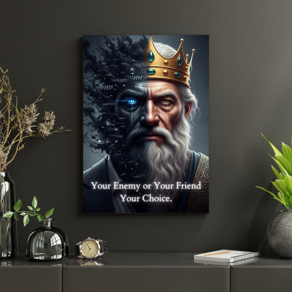 The Sovereign’s Choice | Premium Office Wall Art | Atlantis Luxury Art | Instant Downloads