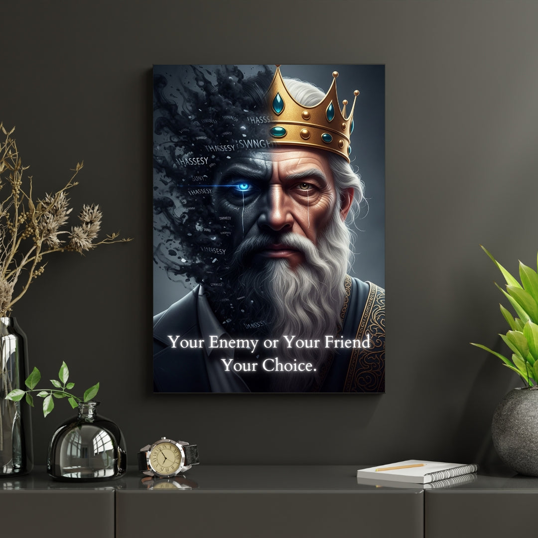 The Sovereign’s Choice | Premium Office Wall Art | Atlantis Luxury Art | Instant Downloads
