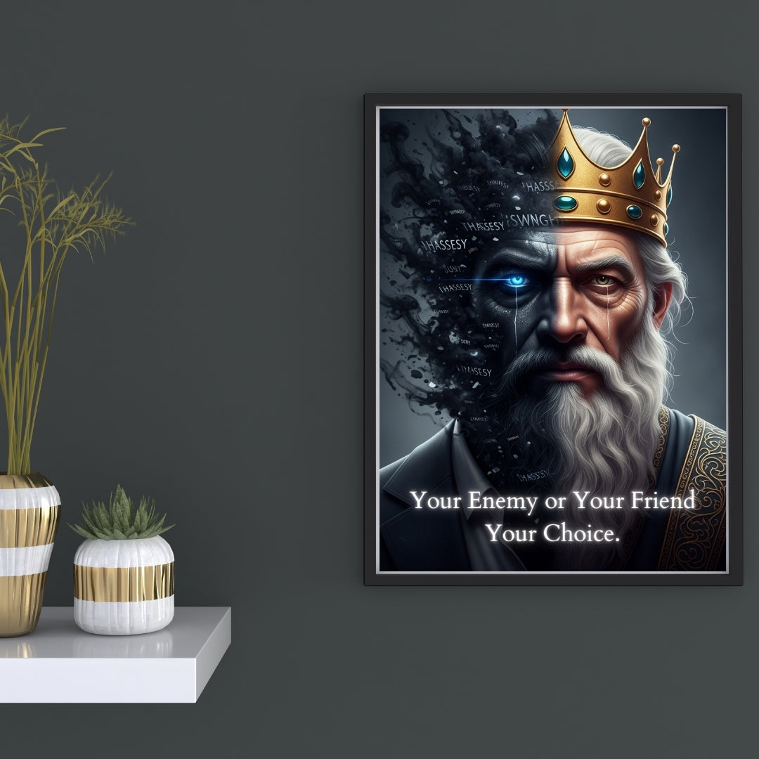 The Sovereign’s Choice | Premium Office Wall Art | Atlantis Luxury Art | Instant Downloads