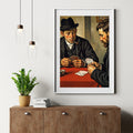 The Card Players | Executive Office Home Art | Instant Download