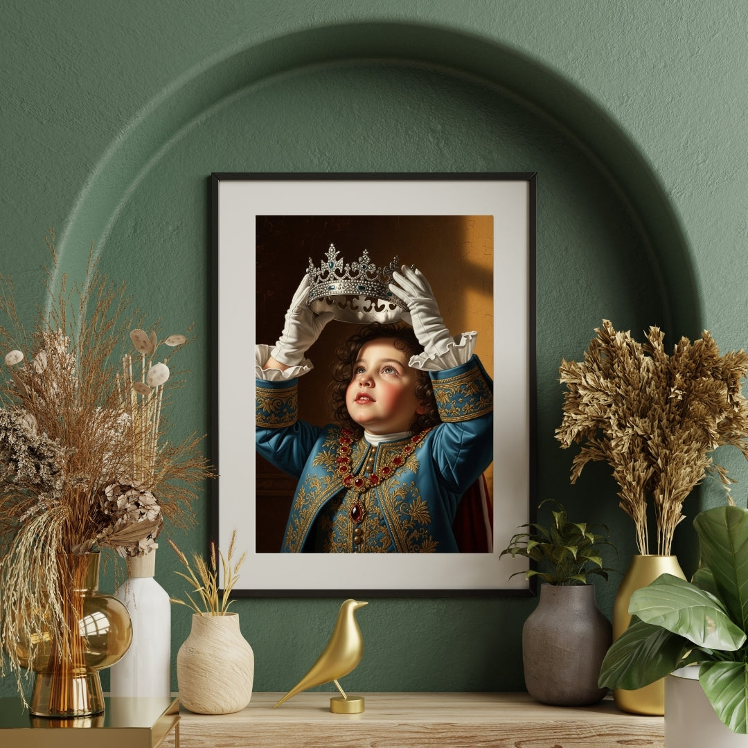 Crown of Destiny – Royal Child Wall Art Printable