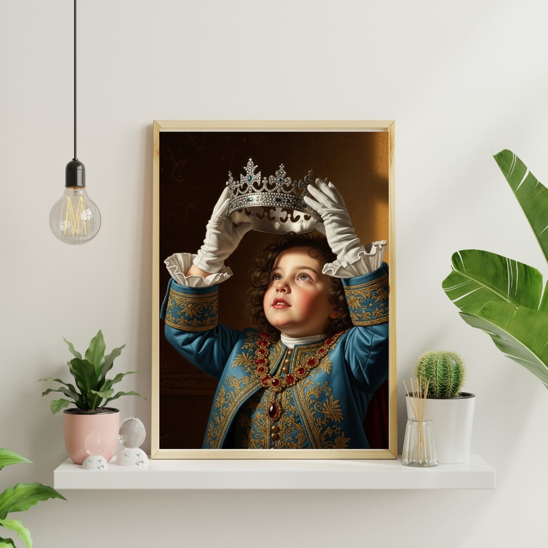Crown of Destiny – Royal Child Wall Art Printable