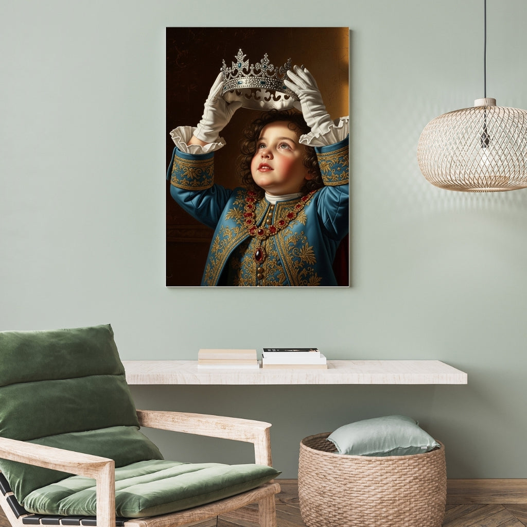 Crown of Destiny – Royal Child Wall Art Printable