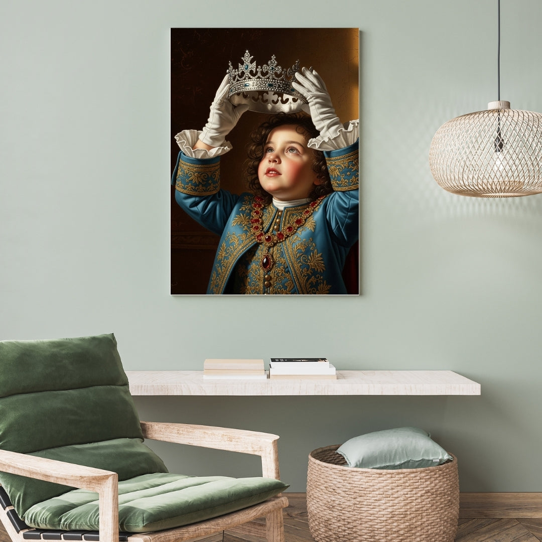 Crown of Destiny – Royal Child Wall Art Printable