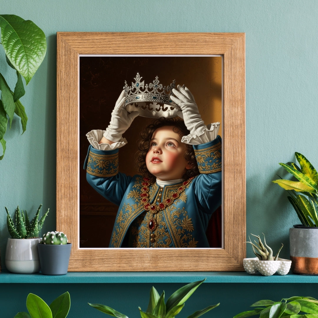Crown of Destiny – Royal Child Wall Art Printable