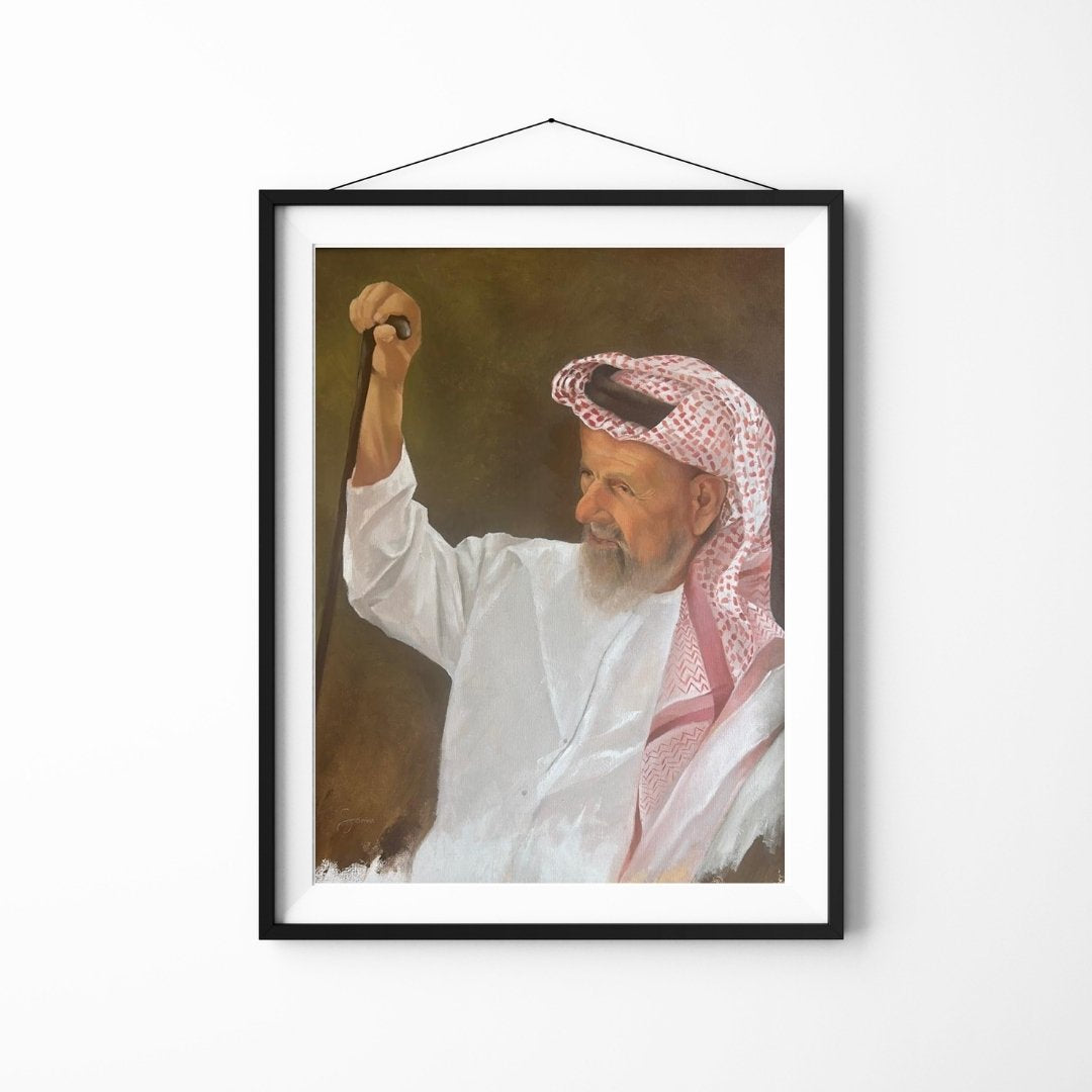 Senex Custos | The Elder Who Guarded What Others Forgot | Luxury UAE Art For Sale
