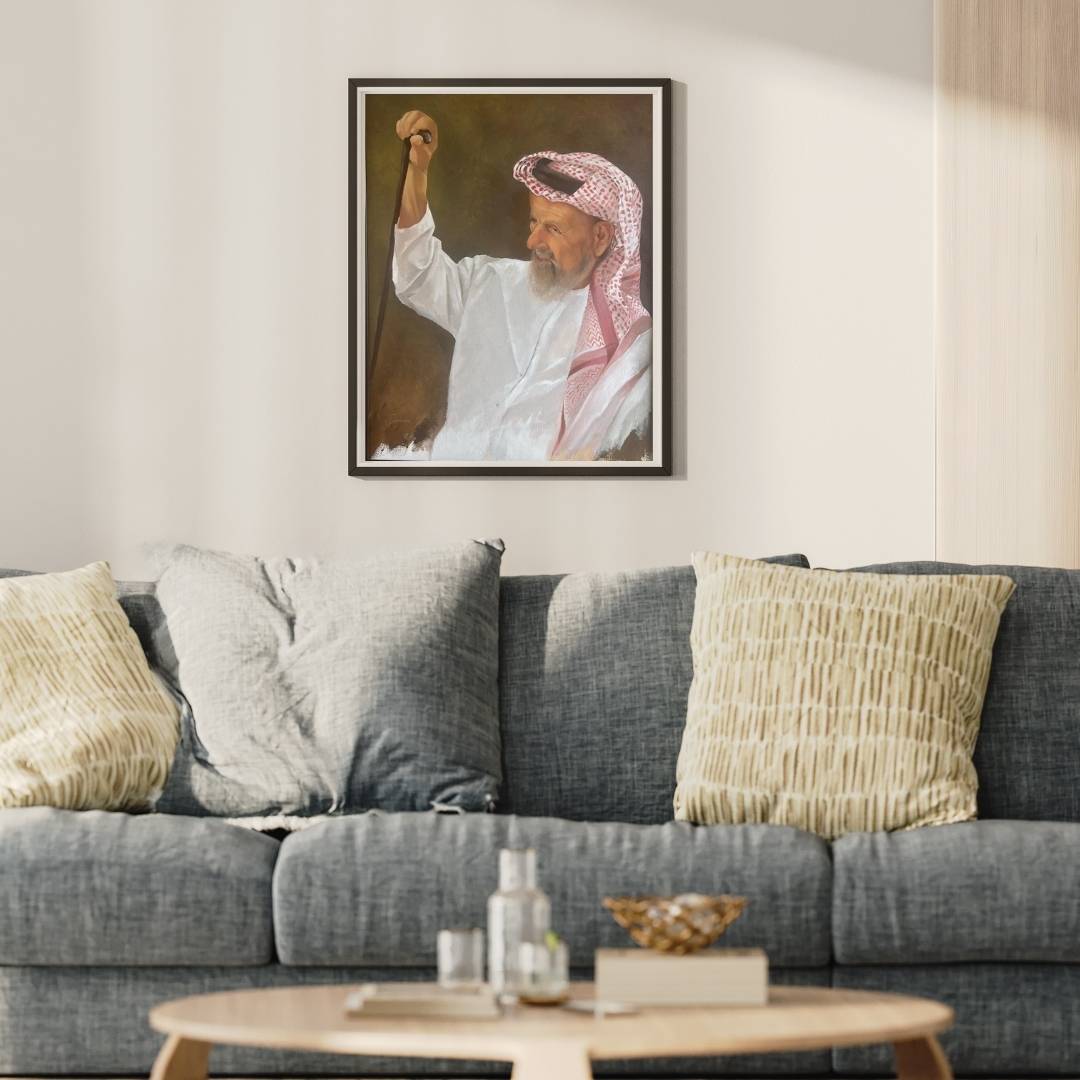 Senex Custos | The Elder Who Guarded What Others Forgot | Luxury UAE Art For Sale