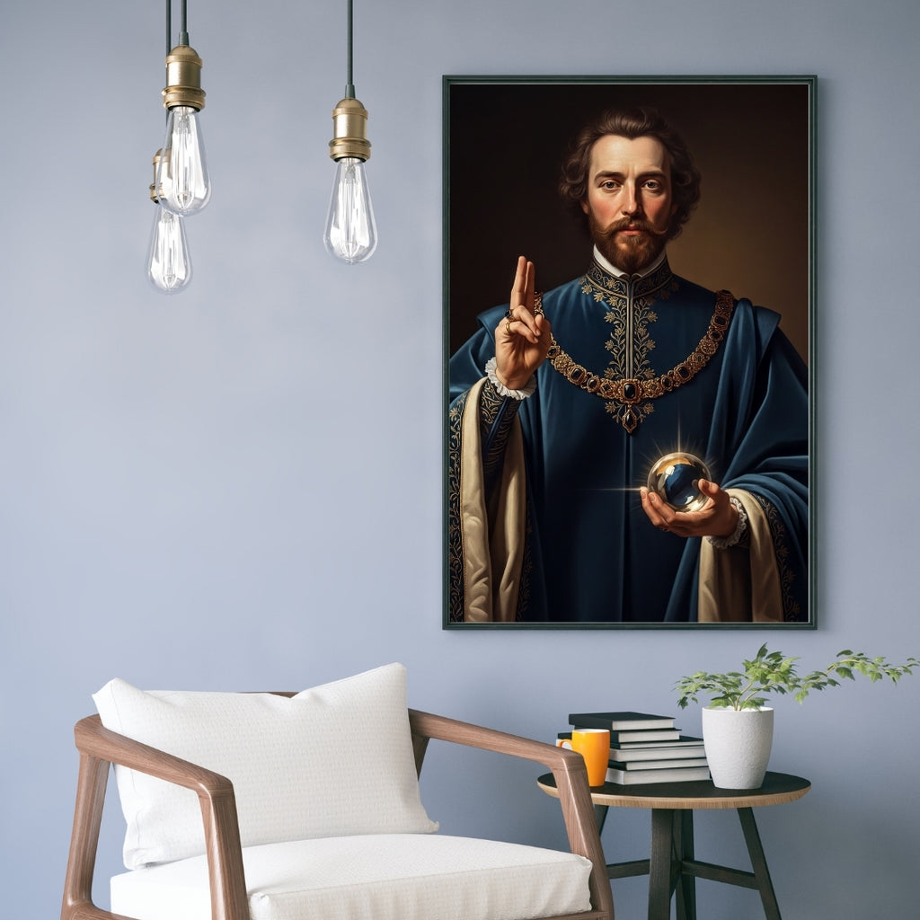 The Keeper of Silence | Luxury Philosophical Wall Art Printable Download