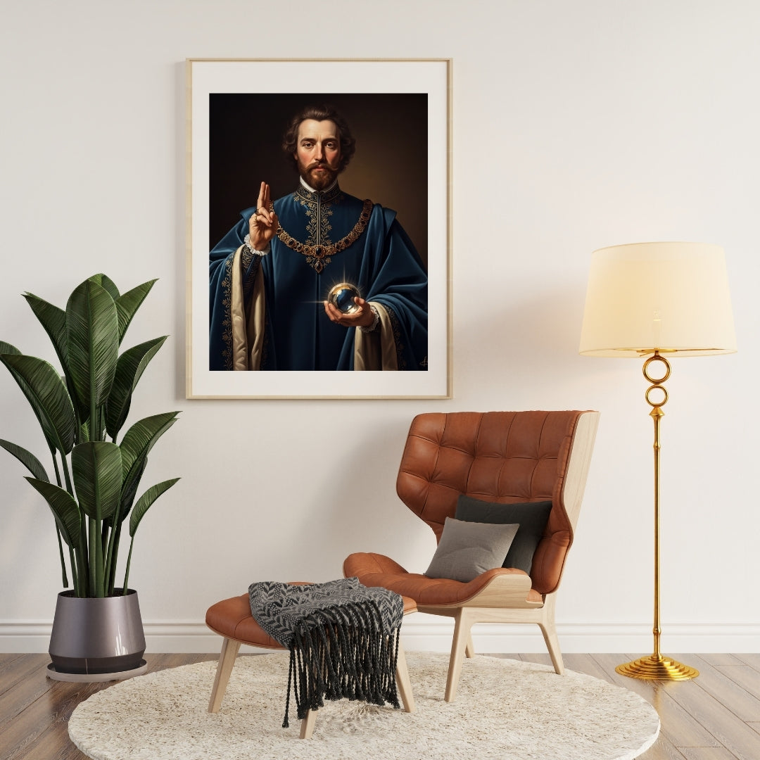The Keeper of Silence | Luxury Philosophical Wall Art Printable Download