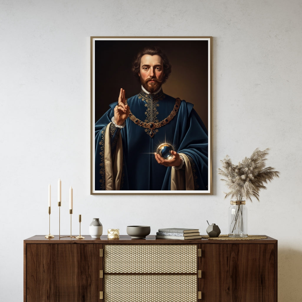 The Keeper of Silence | Luxury Philosophical Wall Art Printable Download