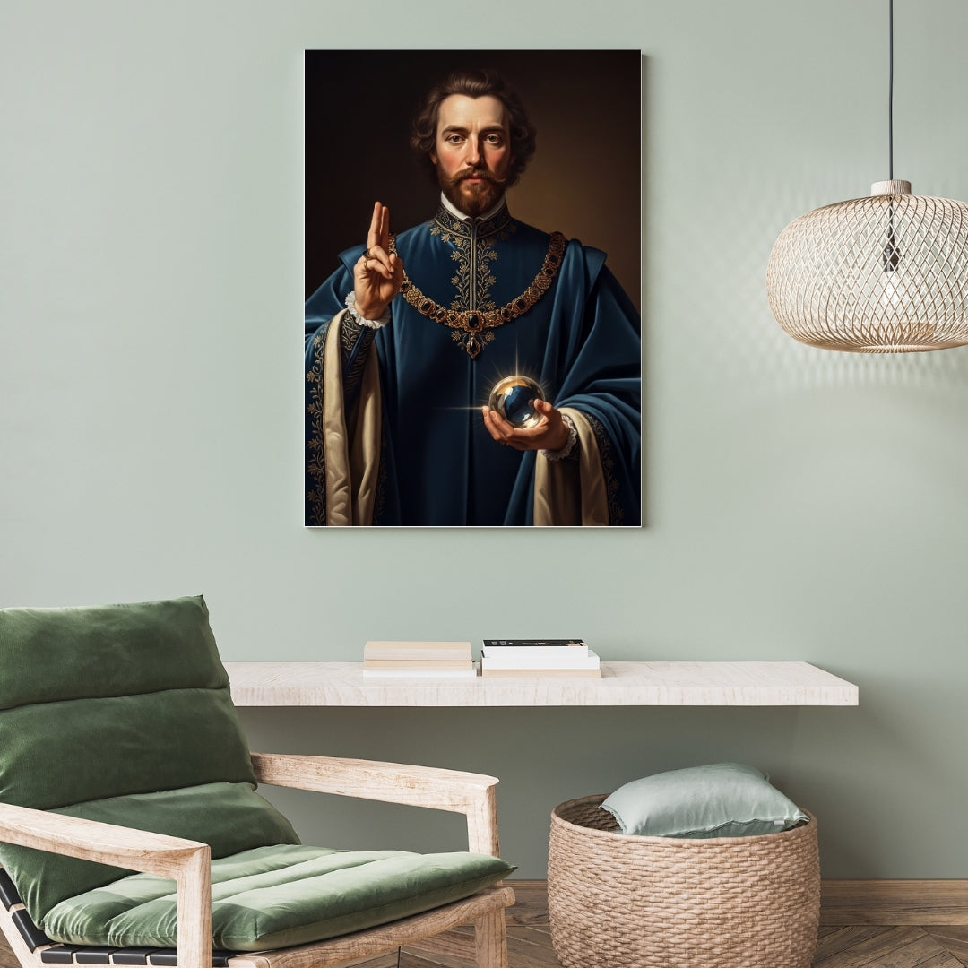 The Keeper of Silence | Luxury Philosophical Wall Art Printable Download