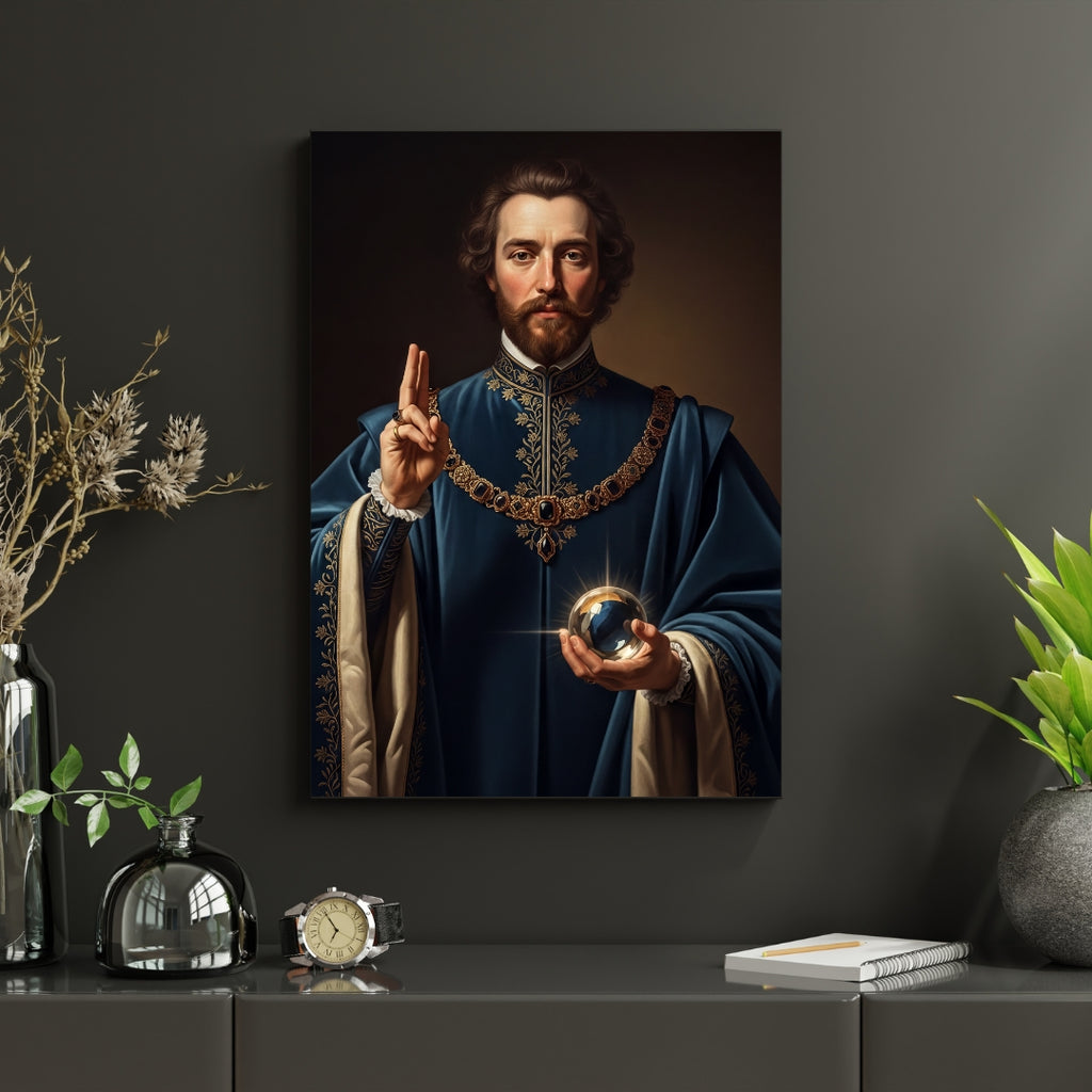 The Keeper of Silence | Luxury Philosophical Wall Art Printable Download
