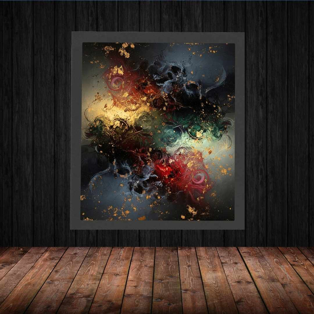The Silent Collision – Luxury Wall Art Printable Instant Download
