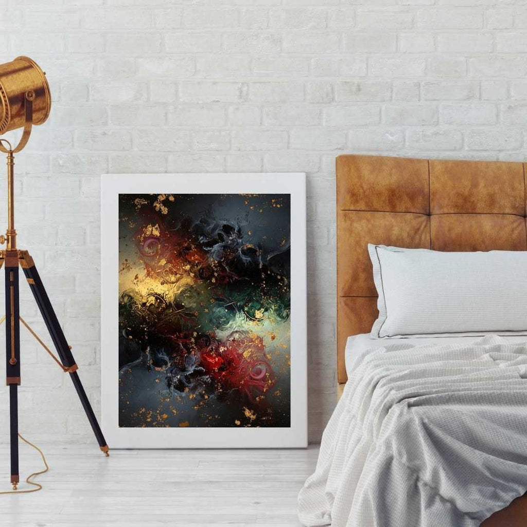 The Silent Collision – Luxury Wall Art Printable Instant Download