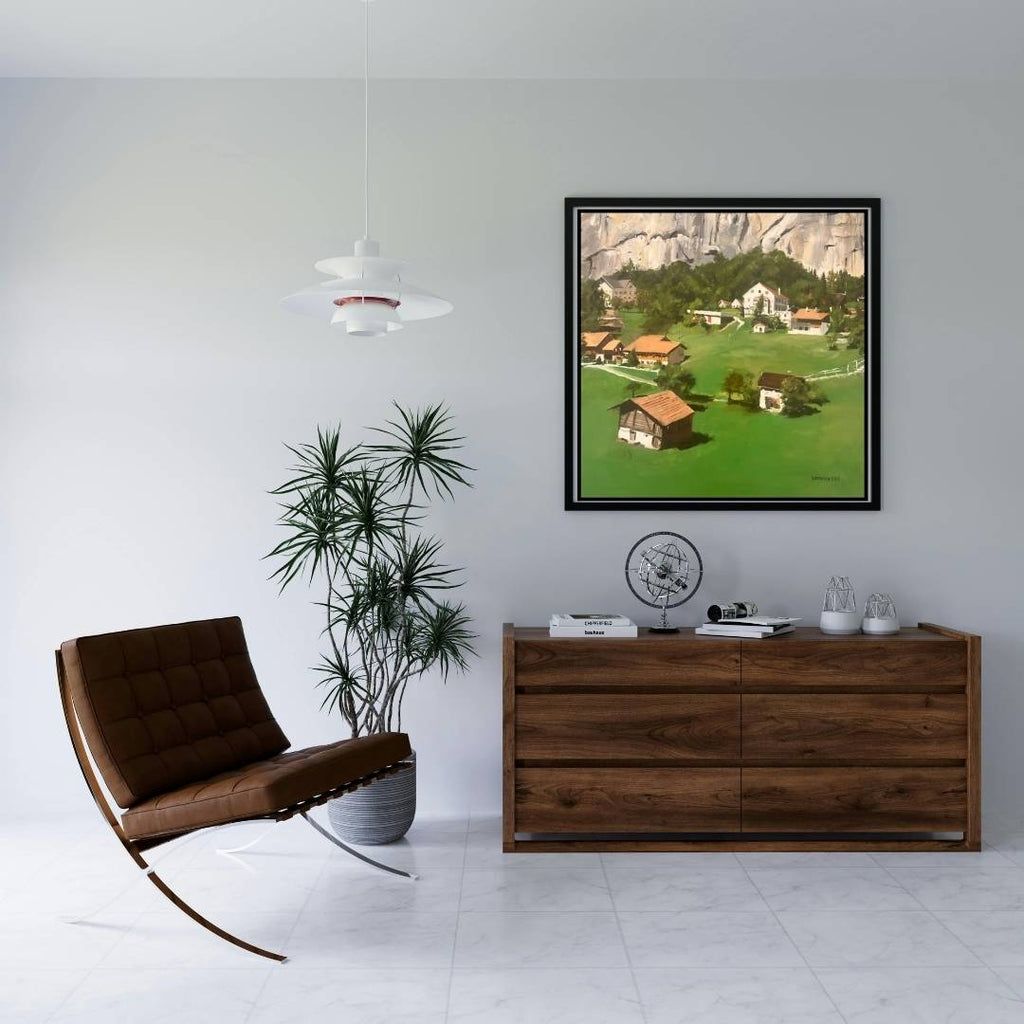 Vallis Aeterna | The Valley That Refused Time | Luxury Art For Sale