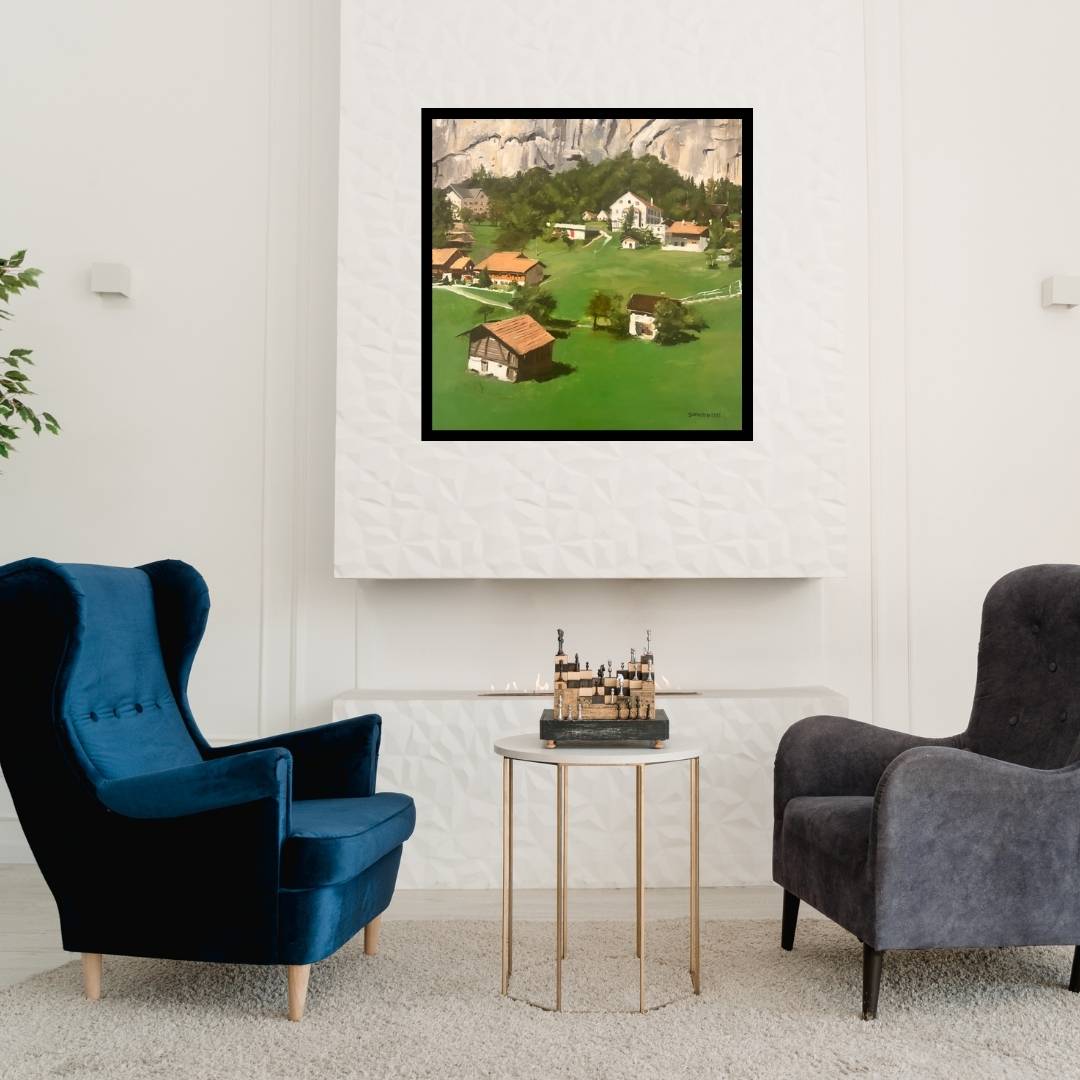 Vallis Aeterna | The Valley That Refused Time | Luxury Art For Sale