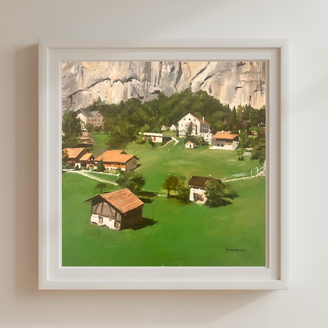 Vallis Aeterna | The Valley That Refused Time | Luxury Art For Sale