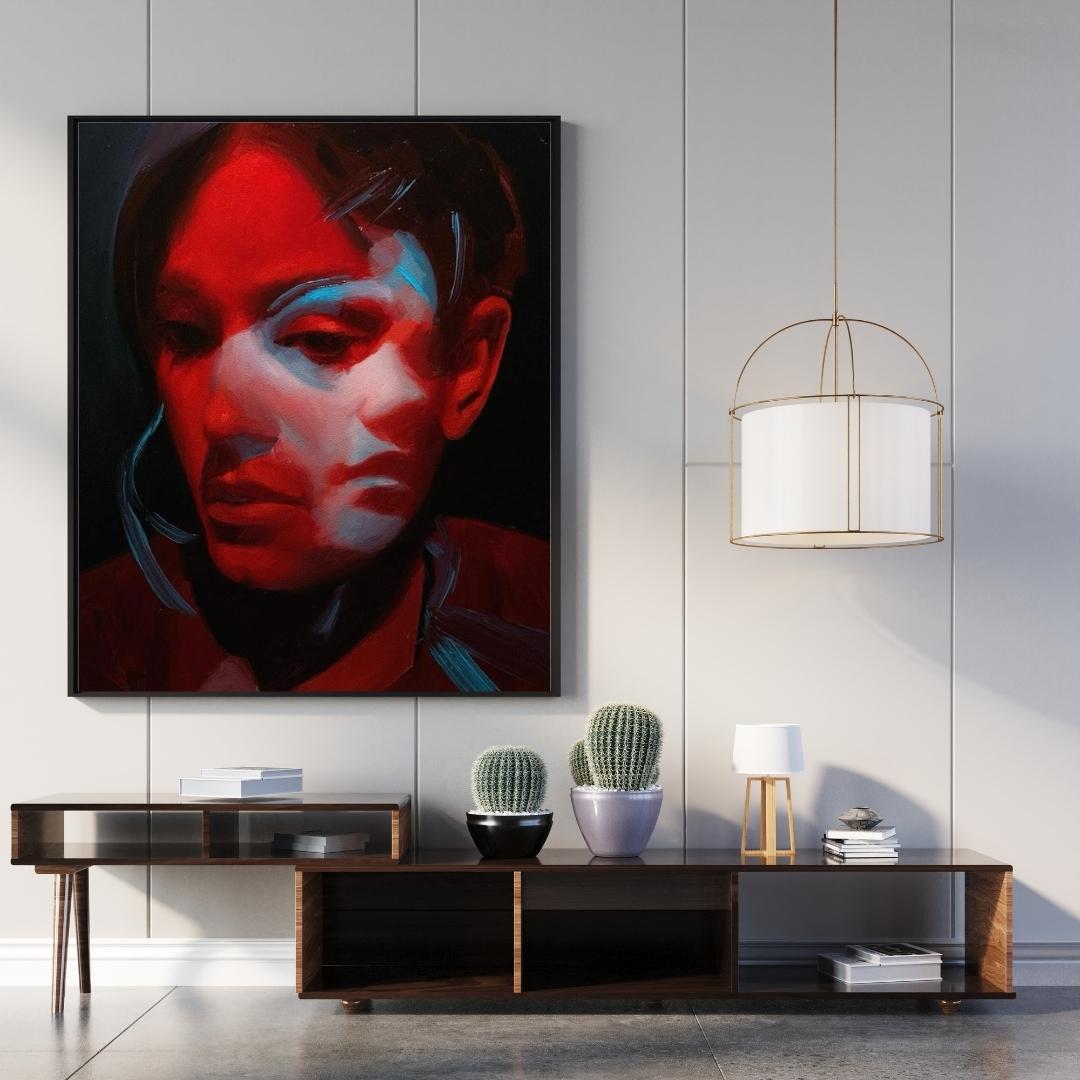 Vespera Sanguis | The Face Witnessed | Luxury Art For Sale
