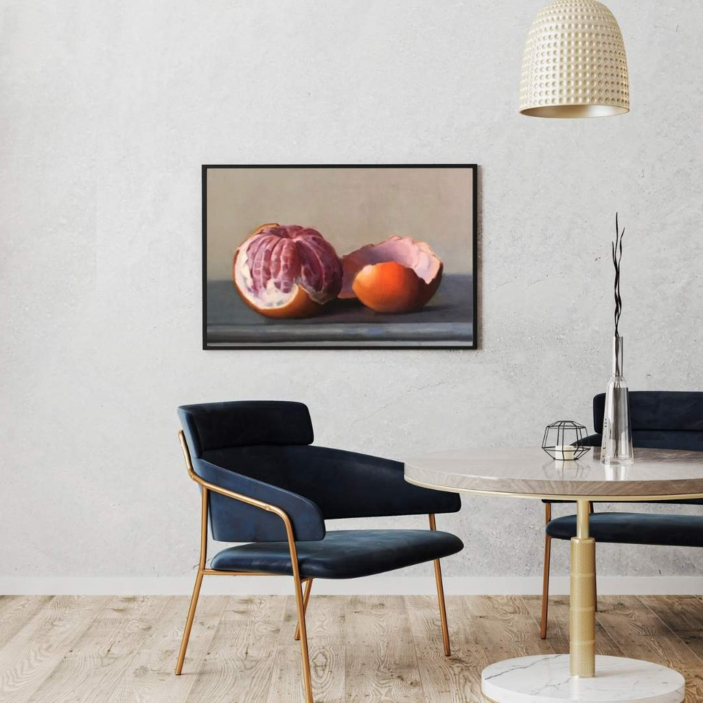 Citrus Veil Luxury Still Life Painting | Original Fine Art by Samira Al Nuaimi
